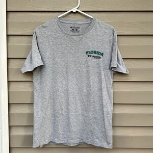 Columbia mens Florida gray short sleeve tee shirt